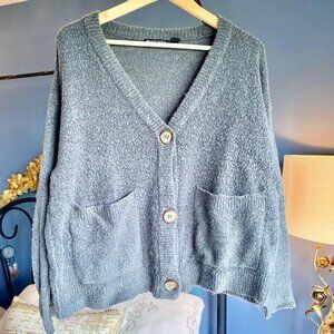 3 For $25 Worn Look Grey Cozy Slouchy Cardigan Sweater